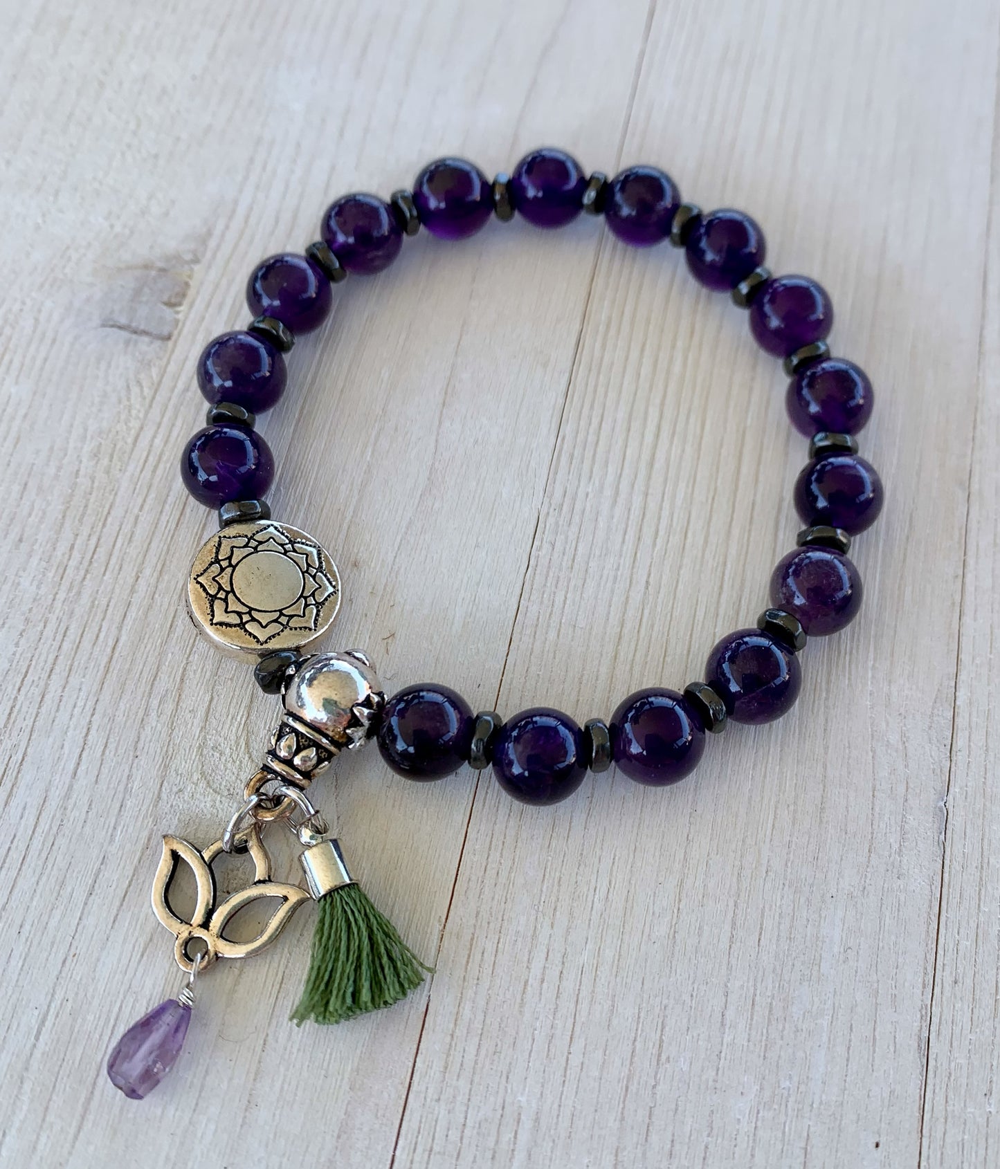 Amethyst bracelet