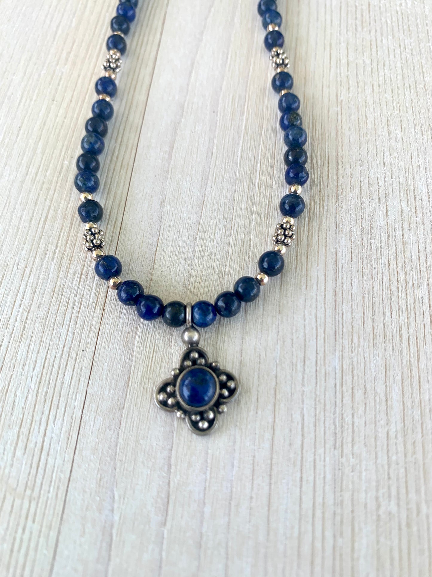 Lapis Necklace with Pendant