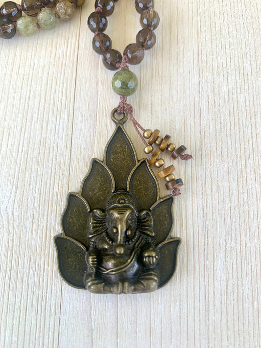 Green Ganesh Mala