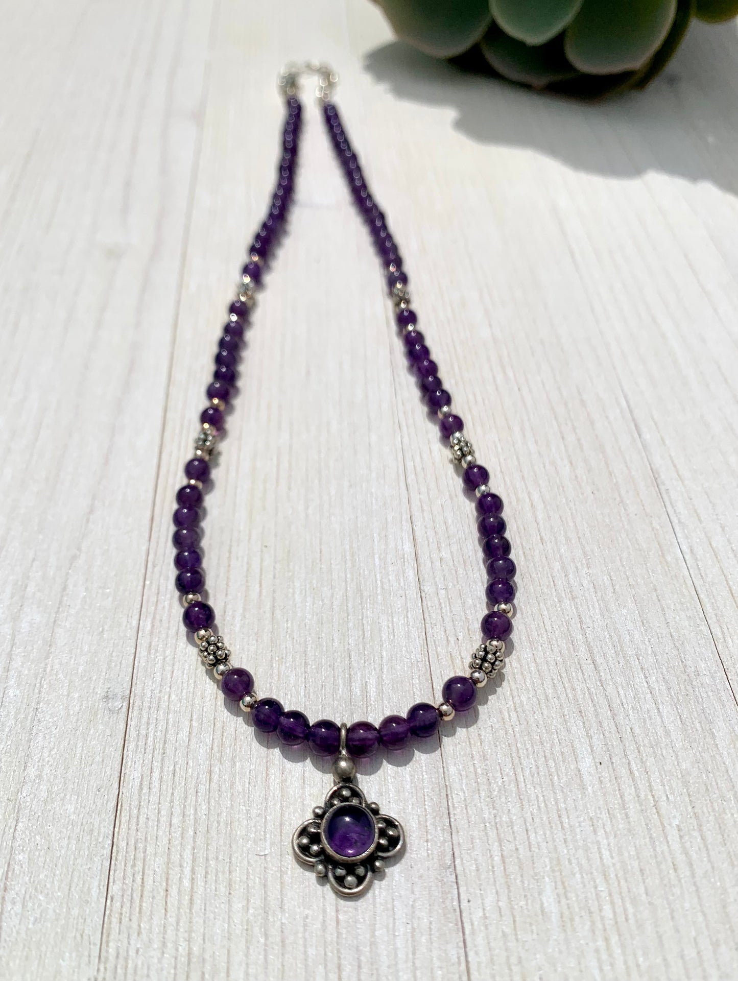 Amethyst with Pendant