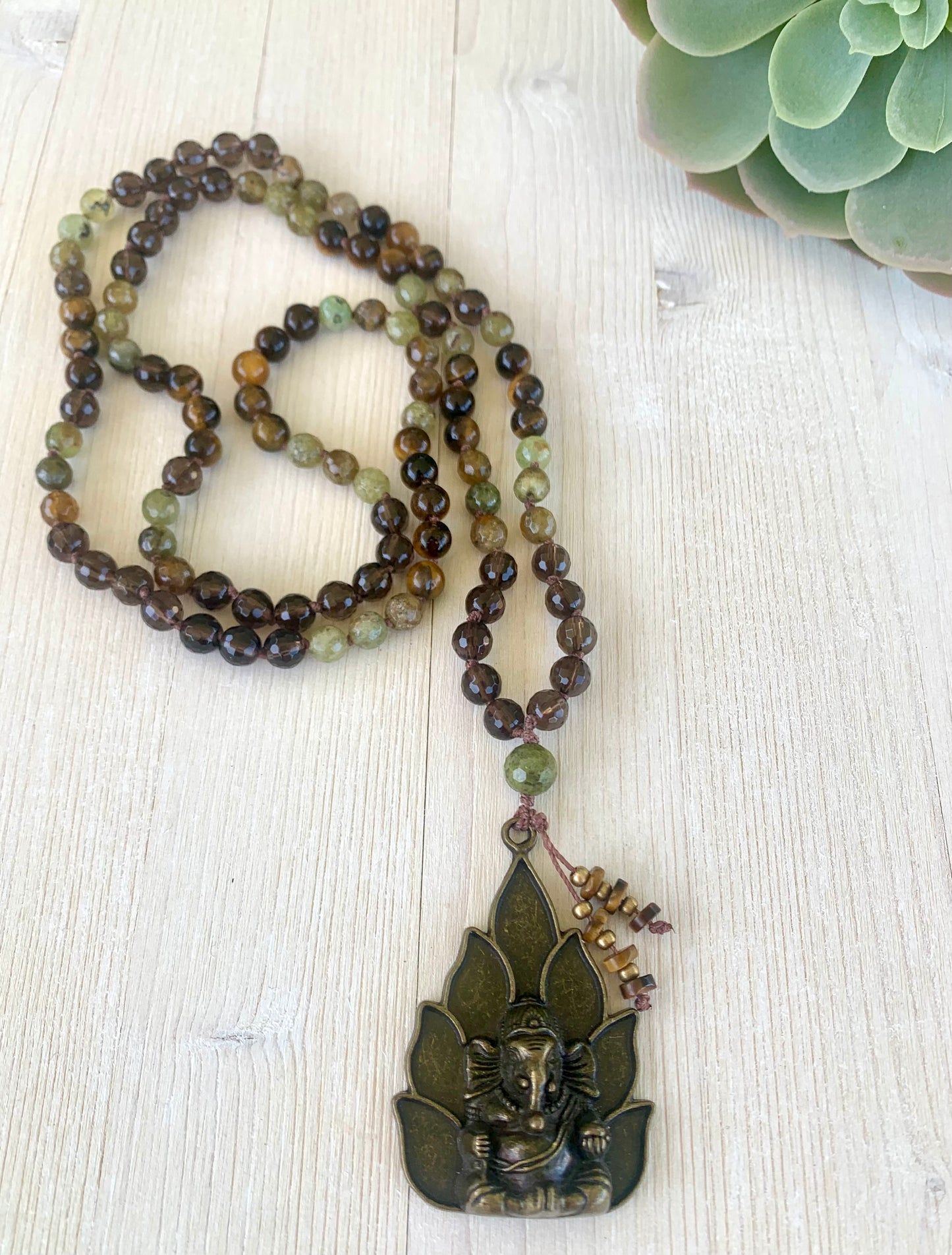 Green Ganesh Mala