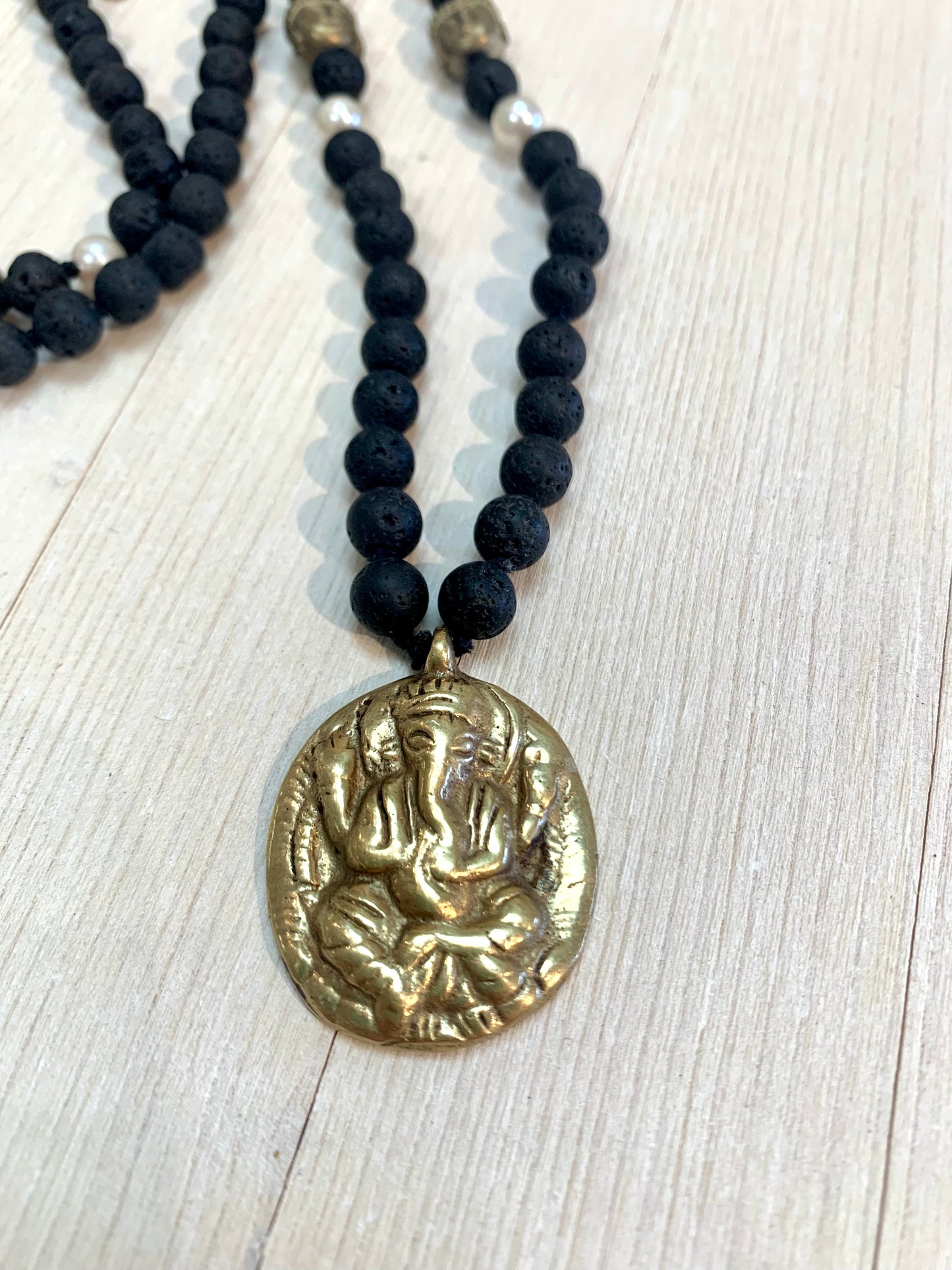 Gold Elephant Mala