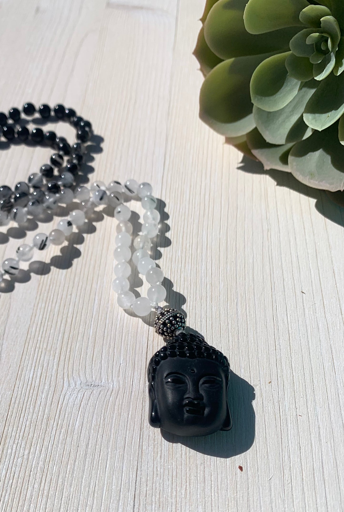 Yin Yang Buddha Mala