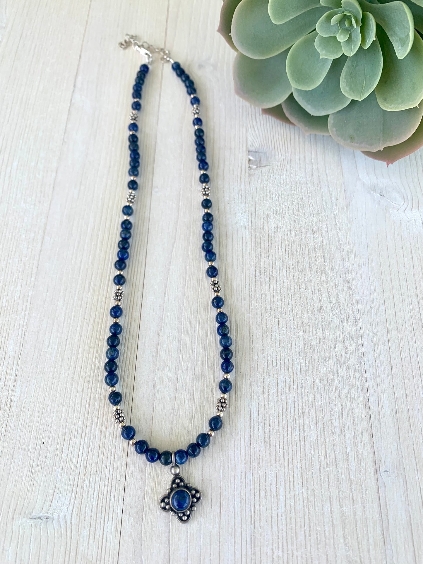 Lapis Necklace with Pendant