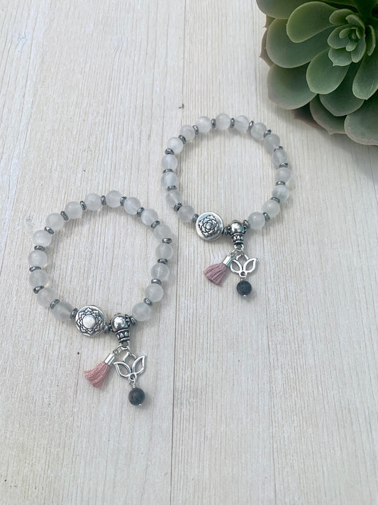 Selenite bracelet