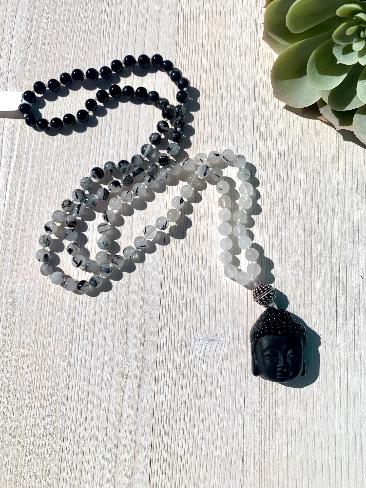 Yin Yang Buddha Mala