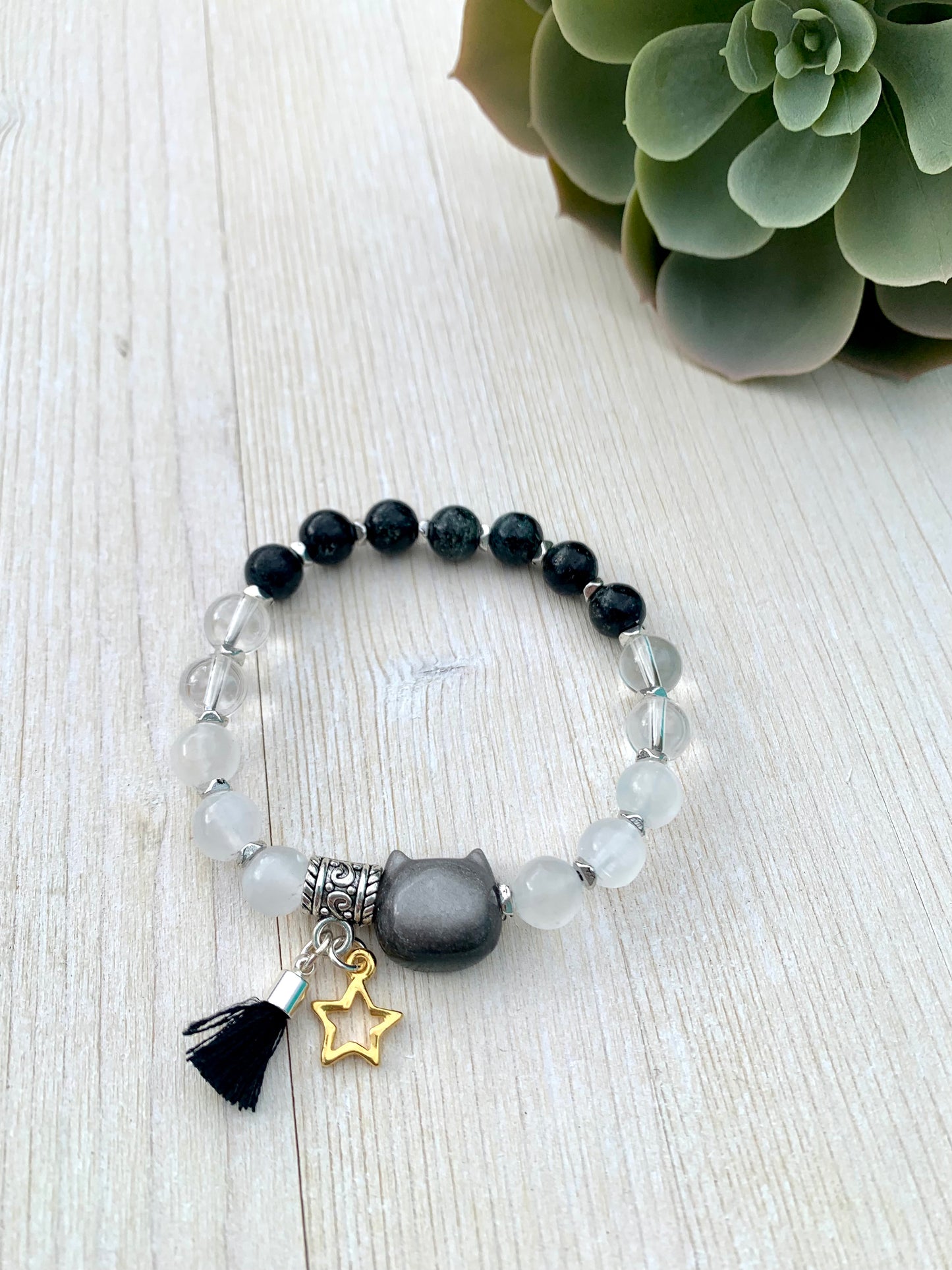 Twilight kitty bracelet