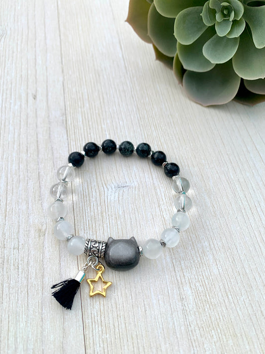 Twilight kitty bracelet